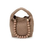 【トプカピ/TOPKAPI】の【TREASURE TOPKAPI】ネオプレン イントレチャート ボールビーズ付き ショルダー ワンハンドル バッグ グレージュ|ID: prp329100004460568 ipo3291000000031220014