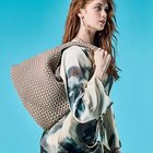 【トプカピ/TOPKAPI】の【TREASURE TOPKAPI】ネオプレン イントレチャート ワンハンドル ショルダー バッグ グレージュ|ID: prp329100004460570 ipo3291000000031220023