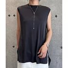 【カオス/Chaos】のシルクフレーズノースリーブTシャツ ネイビー|ID: prp329100004460582 ipo3291000000031632915