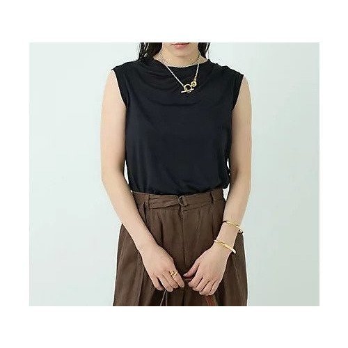 【カオス/Chaos】のシルクフレーズノースリーブTシャツ インテリア・キッズ・メンズ・レディースファッション・服の通販 founy(ファニー) https://founy.com/ ファッション Fashion レディースファッション Fashion for Women トップス・カットソー Cut & Sew Tops キャミソール&ノースリーブ Camisoles & Sleeveless Tops シャツ・ブラウス・オフィスカジュアル Elegant Blouses & Button-Ups ロングTシャツ・Tシャツ Longline T-Shirts & Tees 2025年 2025 2025春夏・S/S Spring/Summer 2025 SS25 カットソー Cut and Sewn Top スリット Slit, Slit Detail ノースリーブ Sleeveless, No-Sleeve ボトム Bottoms, Lower Wear |ID: prp329100004460582 ipo3291000000035914457