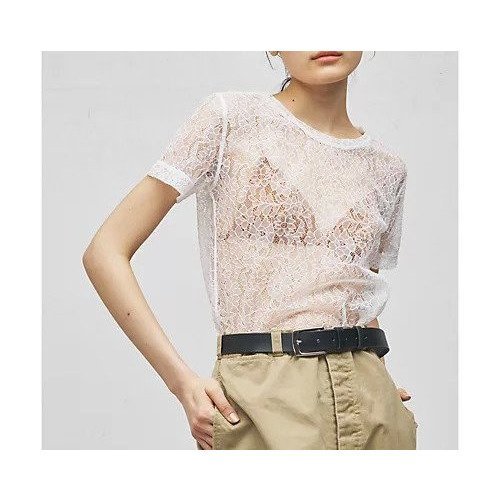 【ウィムガゼット/Whim Gazette】の【GEMINI】レースTシャツ インテリア・キッズ・メンズ・レディースファッション・服の通販 founy(ファニー) 　ファッション　Fashion　レディースファッション　WOMEN　トップス・カットソー　Tops/Tshirt　シャツ/ブラウス　Shirts/Blouses　ロング / Tシャツ　T-Shirts　インナー　Inner　キャミソール　Camisole　コンパクト　Compact　スニーカー　Sneakers　センター　Center　タンク　Tank　ビキニ　Bikini　フェミニン　Feminine　半袖　Short Sleeve　レース　Race　おすすめ　Recommend　2024年　2024　2024春夏・S/S　Ss,Spring/Summer,2024　ホワイト|ID: prp329100004460584 ipo3291000000031220112