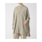 【ミズイロ インド/mizuiro ind】のバンドカラーロングシャツ サンドベージュ|ID: prp329100004460595 ipo3291000000031220227