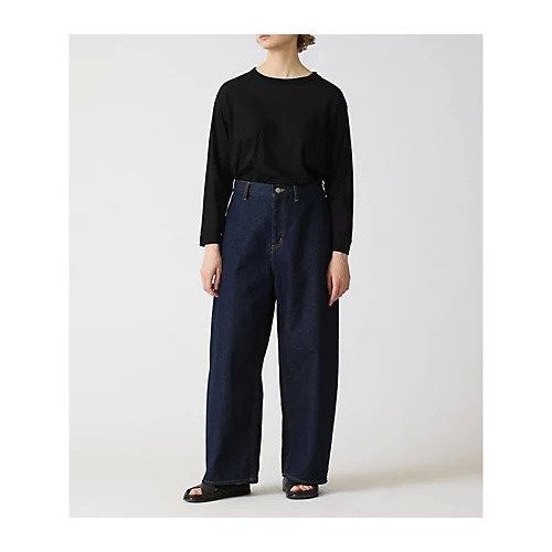 【ミズイロ インド/mizuiro ind】のハイウエストワイドデニム インテリア・キッズ・メンズ・レディースファッション・服の通販 founy(ファニー) https://founy.com/ ファッション Fashion レディースファッション WOMEN おすすめ Recommend クッション Cushion ストレッチ Stretch デニム Denim ワイド Wide |ID: prp329100004460596 ipo3291000000031220243
