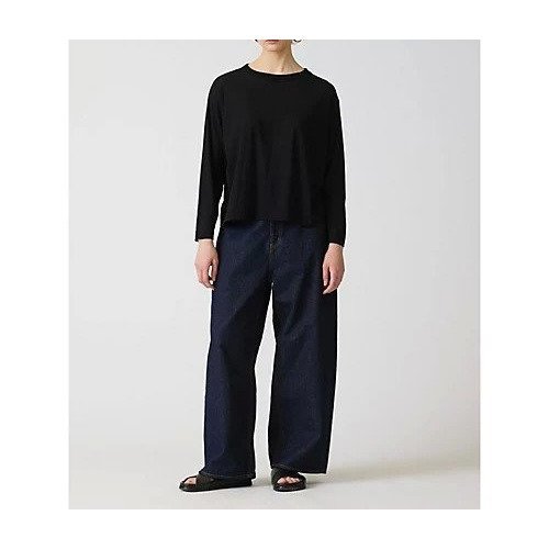 【ミズイロ インド/mizuiro ind】のハイウエストワイドデニム 人気、トレンドファッション・服の通販 founy(ファニー) 　ファッション　Fashion　レディースファッション　WOMEN　おすすめ　Recommend　クッション　Cushion　ストレッチ　Stretch　デニム　Denim　ワイド　Wide　other-3|ID: prp329100004460596 ipo3291000000031239844