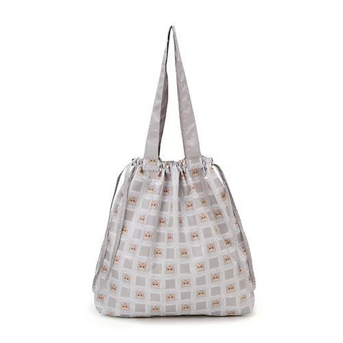 【トプカピ/TOPKAPI】の【TREASURE TOPKAPI】ポケッタブル 猫 プリント エコバッグ 人気、トレンドファッション・服の通販 founy(ファニー) 　ファッション　Fashion　レディースファッション　Fashion for Women　バッグ　Bags　おすすめ　Recommended / Our Picks　イラスト　Illustration　コンパクト　Compact, Small Size　トラベル　Travel, Travel Gear　プリント　Print, Printed Pattern　ラベンダー　Lavender　巾着　Drawstring Bag, Kinchaku　旅行　Travel　猫　Cat, Kitty　other-2|ID: prp329100004460611 ipo3291000000033298586