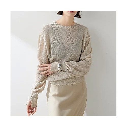 【ウィムガゼット/Whim Gazette】のペーパーヤーンプルオーバー 人気、トレンドファッション・服の通販 founy(ファニー) 　雑誌掲載アイテム　Magazine Items　ファッション雑誌　Fashion Magazines　ヴェリィ　VERY　ファッション　Fashion　レディースファッション　WOMEN　トップス・カットソー　Tops/Tshirt　プルオーバー　Pullover　春　Spring　5月号　May Issue　吸水　Water Absorption　シアー　Sheer　ショルダー　Shoulder　シンプル　Simple　スリット　Slit　雑誌　Magazine　ドロップ　Drop　定番　Standard　人気　Popularity　2024年　2024　2024春夏・S/S　Ss,Spring/Summer,2024　other-2|ID: prp329100004460634 ipo3291000000031239925