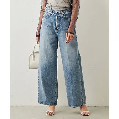 【ウィムガゼット/Whim Gazette】のセンタープレスワイドデニム 人気、トレンドファッション・服の通販 founy(ファニー) 　ファッション　Fashion　レディースファッション　Fashion for Women　アンティーク　Antique-Inspired　ヴィンテージ　Vintage Style　スタイリッシュ　Stylish, Fashionable　ストレート　Straight, Straight Cut　センター　Center, Center Line　デニム　Denim, Jeans Material　定番　Standard, Basic Item　ベーシック　Basic, Essential　ワイド　Wide, Wide Fit　おすすめ　Recommended / Our Picks　2024年　2024　2024春夏・S/S　Spring/Summer 2024 SS24　 other-1|ID: prp329100004460637 ipo3291000000031220527