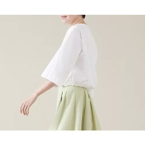 【マルティニーク/martinique】のクロップドギャザーブラウス 人気、トレンドファッション・服の通販 founy(ファニー) 　ファッション　Fashion　レディースファッション　Fashion for Women　トップス・カットソー　Cut & Sew Tops　シャツ・ブラウス・オフィスカジュアル　Elegant Blouses & Button-Ups　おすすめ　Recommended / Our Picks　インナー　Innerwear　ギャザー　Gathered, Ruffled　クロップド　Cropped, Short Length　ストライプ　Stripe, Striped Pattern　バランス　Balance, Style Balance　フロント　Front, Front Design　定番　Standard, Basic Item　洗える　Machine Washable　other-2|ID: prp329100004460643 ipo3291000000031239940