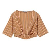 【マルティニーク/martinique】のクロップドギャザーブラウス 人気、トレンドファッション・服の通販 founy(ファニー) ファッション Fashion レディースファッション Fashion for Women トップス・カットソー Cut & Sew Tops シャツ・ブラウス・オフィスカジュアル Elegant Blouses & Button-Ups おすすめ Recommended / Our Picks インナー Innerwear ギャザー Gathered, Ruffled クロップド Cropped, Short Length ストライプ Stripe, Striped Pattern バランス Balance, Style Balance フロント Front, Front Design 定番 Standard, Basic Item 洗える Machine Washable |ID:prp329100004460643