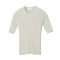 【マディソンブルー/MADISONBLUE】のワイドリブプルオーバー 人気、トレンドファッション・服の通販 founy(ファニー) ファッション Fashion レディースファッション WOMEN トップス・カットソー Tops/Tshirt プルオーバー Pullover シルク Silk シルバー Silver ジャケット Jacket ストレッチ Stretch スリーブ Sleeve ハーフ Half ワイドリブ Wide Rib |ID:prp329100004460654