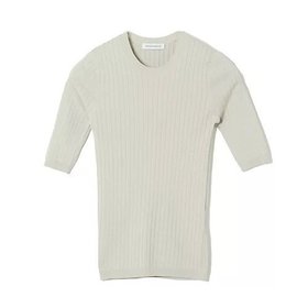 【マディソンブルー/MADISONBLUE】 ワイドリブプルオーバー人気、トレンドファッション・服の通販 founy(ファニー) ファッション Fashion レディースファッション Fashion for Women トップス・カットソー Cut & Sew Tops カジュアルプルオーバー・ニットトップス Pullovers & Knit Tops / Casual Pullovers シルク Silk, 100% Silk シルバー Silver, Metallic Silver ジャケット Jacket, Outerwear ストレッチ Stretch, Stretchy Fabric スリーブ Sleeve, Long Sleeve / Short Sleeve ハーフ Half, Half-Length ワイドリブ Wide Rib, Wide Ribbed Knit |ID:prp329100004460654