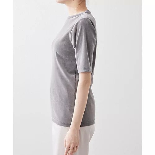 【ウィムガゼット/Whim Gazette】のフロッキーハーフスリーブプルオーバー 人気、トレンドファッション・服の通販 founy(ファニー) 　雑誌掲載アイテム　Magazine Picks & Fashion Features　ファッション雑誌　Fashion Magazines　ヴェリィ　VERY　バイラ　BAILA　ファッション　Fashion　レディースファッション　Fashion for Women　トップス・カットソー　Cut & Sew Tops　カジュアルプルオーバー・ニットトップス　Pullovers & Knit Tops / Casual Pullovers　インナー　Innerwear　春　Spring　5月号　May Issue　カットソー　Cut and Sewn Top　カーディガン　Cardigan, Knitwear　コンパクト　Compact, Small Size　ジャケット　Jacket, Outerwear　スタイリッシュ　Stylish, Fashionable　ストレッチ　Stretch, Stretchy Fabric　スリーブ　Sleeve, Long Sleeve / Short Sleeve　雑誌　Magazine, Fashion Magazine　チュール　Tulip, Tulip Motif　ハーフ　Half, Half-Length　プリント　Print, Printed Pattern　ベロア　Velour, Soft Velvet　半袖　Short Sleeve, Half Sleeve　6月号　June Issue, Jun. Edition　S/S・春夏　SS, Spring/Summer, Warm Season　おすすめ　Recommended / Our Picks　夏　Summer　2024年　2024　2024春夏・S/S　Spring/Summer 2024 SS24　other-3|ID: prp329100004460669 ipo3291000000032061898