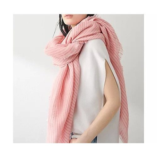 【ウィムガゼット/Whim Gazette】の【THROW】リネンストライプストール インテリア・キッズ・メンズ・レディースファッション・服の通販 founy(ファニー) 　ファッション　Fashion　レディースファッション　Fashion for Women　春　Spring　シンプル　Simple, Minimal　ストライプ　Stripe, Striped Pattern　ストール　Stole, Wrap　ブランケット　Blanket, Throw Blanket　モダン　Modern, Contemporary　リネン　Linen, Linen Fabric　S/S・春夏　SS, Spring/Summer, Warm Season　おすすめ　Recommended / Our Picks　夏　Summer　2024年　2024　2024春夏・S/S　Spring/Summer 2024 SS24　ピンク|ID: prp329100004460701 ipo3291000000031220915