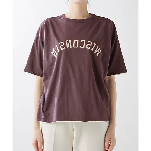【ウィムガゼット/Whim Gazette】の【St.Johns 3rd club】WISCONSIN Tシャツ 人気、トレンドファッション・服の通販 founy(ファニー) 　ファッション　Fashion　レディースファッション　Fashion for Women　トップス・カットソー　Cut & Sew Tops　シャツ・ブラウス・オフィスカジュアル　Elegant Blouses & Button-Ups　ロングTシャツ・Tシャツ　Longline T-Shirts & Tees　アメリカン　American Style　ヴィンテージ　Vintage Style　シンプル　Simple, Minimal　スポーツ　Sports, Activewear　デニム　Denim, Jeans Material　定番　Standard, Basic Item　プリント　Print, Printed Pattern　半袖　Short Sleeve, Half Sleeve　ユーズド　Used, Vintage-Look　リアル　Real, Realistic　リバーシブル　Reversible, Two-Sided　2024年　2024　2024春夏・S/S　Spring/Summer 2024 SS24　other-2|ID: prp329100004460704 ipo3291000000031240077
