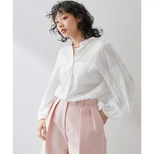 【ウィムガゼット/Whim Gazette】の2wayギャザーブラウス インテリア・キッズ・メンズ・レディースファッション・服の通販 founy(ファニー) 　ファッション　Fashion　レディースファッション　Fashion for Women　トップス・カットソー　Cut & Sew Tops　シャツ・ブラウス・オフィスカジュアル　Elegant Blouses & Button-Ups　ヴィンテージ　Vintage Style　ギャザー　Gathered, Ruffled　シフォン　Chiffon, Lightweight Fabric　レギュラー　Regular, Standard Fit　2024年　2024　2024春夏・S/S　Spring/Summer 2024 SS24　ビジネス 仕事 通勤　Business / Work / Commuting　オフホワイト|ID: prp329100004460725 ipo3291000000031221032