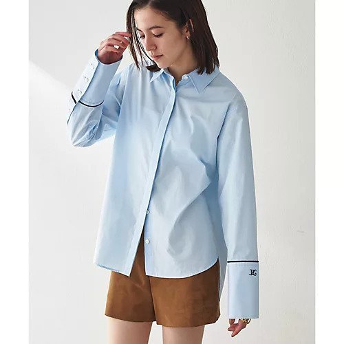 【ウィムガゼット/Whim Gazette】の刺繍ベーシックシャツ インテリア・キッズ・メンズ・レディースファッション・服の通販 founy(ファニー) https://founy.com/ ファッション Fashion レディースファッション Fashion for Women トップス・カットソー Cut & Sew Tops シャツ・ブラウス・オフィスカジュアル Elegant Blouses & Button-Ups カフス Cuff Design コンパクト Compact, Small Size シンプル Simple, Minimal スウェット / スエット Sweatshirt, Sweatwear 雑誌 Magazine, Fashion Magazine トレンド Trend, Trending Now パイピング Piping, Trim Design ベーシック Basic, Essential ロング Long, Long-Length おすすめ Recommended / Our Picks 2024年 2024 2024春夏・S/S Spring/Summer 2024 SS24 |ID: prp329100004460729 ipo3291000000031221067