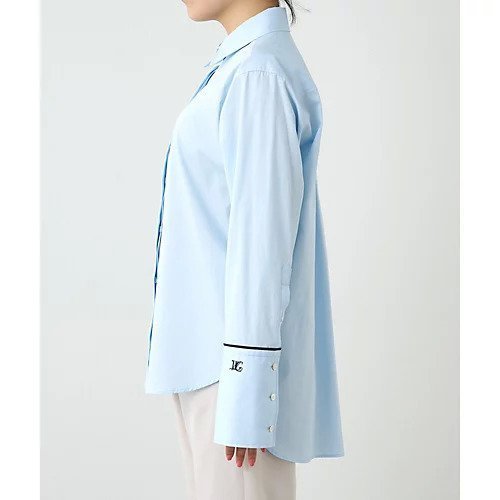 【ウィムガゼット/Whim Gazette】の刺繍ベーシックシャツ 人気、トレンドファッション・服の通販 founy(ファニー) 　ファッション　Fashion　レディースファッション　Fashion for Women　トップス・カットソー　Cut & Sew Tops　シャツ・ブラウス・オフィスカジュアル　Elegant Blouses & Button-Ups　カフス　Cuff Design　コンパクト　Compact, Small Size　シンプル　Simple, Minimal　スウェット / スエット　Sweatshirt, Sweatwear　雑誌　Magazine, Fashion Magazine　トレンド　Trend, Trending Now　パイピング　Piping, Trim Design　ベーシック　Basic, Essential　ロング　Long, Long-Length　おすすめ　Recommended / Our Picks　2024年　2024　2024春夏・S/S　Spring/Summer 2024 SS24　other-3|ID: prp329100004460729 ipo3291000000031240129