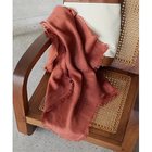 【ウィムガゼット/Whim Gazette】の【ASAUCE MELER】オーガニックリネンストール ブラウン|ID: prp329100004460752 ipo3291000000031221226