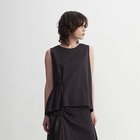 【プレインピープル/PLAIN PEOPLE】のsophiaサイドギャザーアシンメトリーカットソー ブラック|ID: prp329100004460756 ipo3291000000031221251