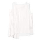 【プレインピープル/PLAIN PEOPLE】のsophiaサイドギャザーアシンメトリーカットソー ホワイト|ID: prp329100004460756 ipo3291000000031221252