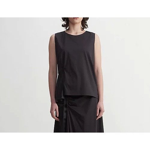 【プレインピープル/PLAIN PEOPLE】のsophiaサイドギャザーアシンメトリーカットソー 人気、トレンドファッション・服の通販 founy(ファニー) 　ファッション　Fashion　レディースファッション　Fashion for Women　トップス・カットソー　Cut & Sew Tops　カットソー・ベーシックTシャツ　Cut-and-Sewn Tops / Stretch Tees & Basics　カットソー　Cut and Sewn Top　ギャザー　Gathered, Ruffled　ショルダー　Shoulder, Shoulder Strap　シルケット　Silket, Silky Cotton　シンプル　Simple, Minimal　セットアップ　Set-Up, Coordinated Outfit　ドレス　Dress, One-Piece　ペプラム　Peplum, Flared Hem　ランダム　Random, Irregular　リラックス　Relax, Relaxed Fit　洗える　Machine Washable　other-2|ID: prp329100004460756 ipo3291000000031240200