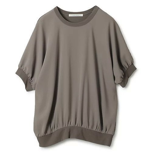 【プレインピープル/PLAIN PEOPLE】のヴィンテージレアルツイスト サテン半袖ギャザープルオーバー インテリア・キッズ・メンズ・レディースファッション・服の通販 founy(ファニー) https://founy.com/ ファッション Fashion レディースファッション WOMEN トップス・カットソー Tops/Tshirt ベスト/ジレ Gilets/Vests プルオーバー Pullover ギャザー Gather サテン Satin ジャージ Jersey ツイル Twill フロント Front ブラウジング Browsing 半袖 Short Sleeve 洗える Washable |ID: prp329100004460761 ipo3291000000031221281