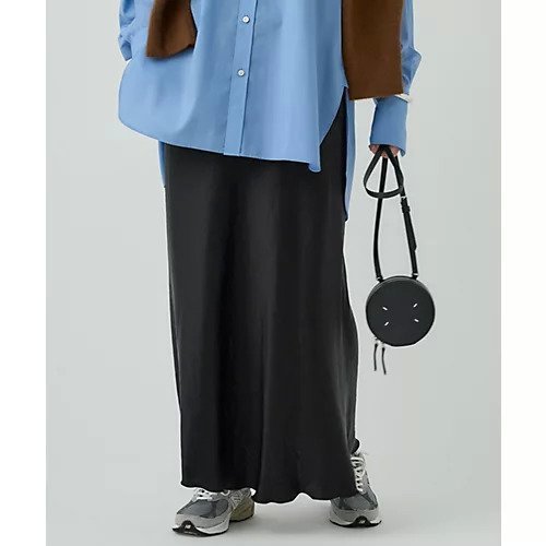 【カオス/Chaos】のリベールサテンロングスカート インテリア・キッズ・メンズ・レディースファッション・服の通販 founy(ファニー) 　ファッション　Fashion　レディースファッション　WOMEN　スカート　Skirt　ロングスカート　Long Skirt　ジャケット　Jacket　バイアス　Bias　ブラック|ID: prp329100004460762 ipo3291000000031221289