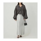 【カオス/Chaos】のリベールサテンロングスカート 人気、トレンドファッション・服の通販 founy(ファニー) ファッション Fashion レディースファッション Fashion for Women スカート Skirts ロングスカート Long Skirts / Maxi & Midi Skirts ジャケット Jacket, Outerwear バイアス Bias, Diagonal Cut thumbnail シルバー|ID: prp329100004460762 ipo3291000000034685358