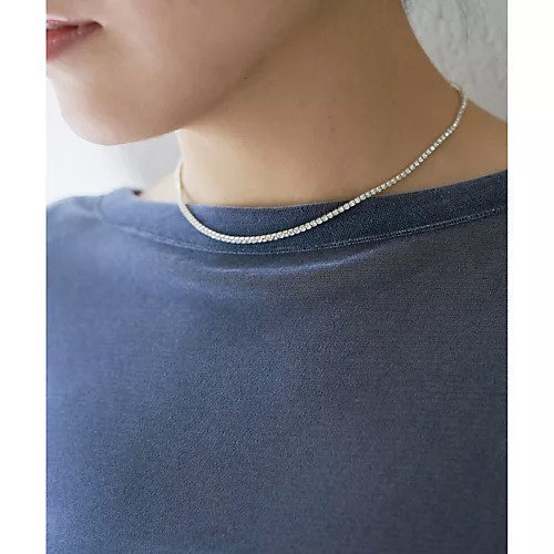 【ウィムガゼット/Whim Gazette】の【Hoaw.】ビジューネックレス インテリア・キッズ・メンズ・レディースファッション・服の通販 founy(ファニー) 　ファッション　Fashion　レディースファッション　WOMEN　ジュエリー　Jewelry　ネックレス　Necklaces　アクセサリー　Accessories　シューズ　Shoes　シルバー　Silver　シンプル　Simple　ネックレス　Necklace　ビジュー　Bijou　2024年　2024　2024春夏・S/S　Ss,Spring/Summer,2024　エレガント 上品　Elegant　シルバー|ID: prp329100004460779 ipo3291000000031221401