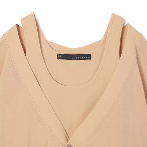 【マルティニーク/martinique】のコットンレーヨンアンサンブル 人気、トレンドファッション・服の通販 founy(ファニー) 　ファッション　Fashion　レディースファッション　Fashion for Women　トップス・カットソー　Cut & Sew Tops　アンサンブルニット　Knit Ensembles & Twin Sets　アンサンブル　Ensemble Set　カーディガン　Cardigan, Knitwear　コンパクト　Compact, Small Size　タンク　Tank Top, Sleeveless Top　フォルム　Silhouette, Form　洗える　Machine Washable　other-3|ID: prp329100004460783 ipo3291000000035290837