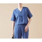 【マルティニーク/martinique】の2WAYクロップドブラウス ブルー|ID: prp329100004460845 ipo3291000000036279185