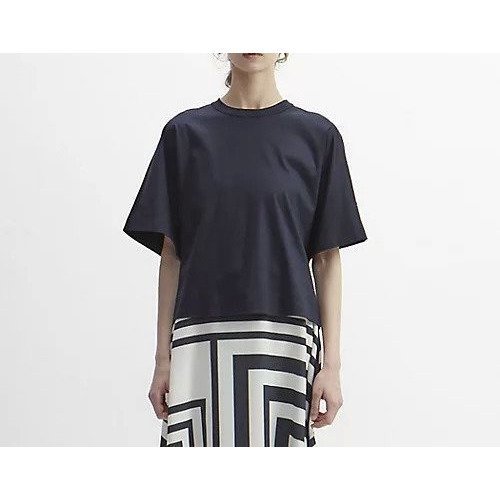 【プレインピープル/PLAIN PEOPLE】のアリオリティスムースTシャツ 人気、トレンドファッション・服の通販 founy(ファニー) 　ファッション　Fashion　レディースファッション　WOMEN　トップス・カットソー　Tops/Tshirt　シャツ/ブラウス　Shirts/Blouses　ロング / Tシャツ　T-Shirts　カットソー　Cut And Sew　シンプル　Simple　ドレープ　Drape　ベーシック　Basic　エレガント 上品　Elegant　洗える　Washable　other-2|ID: prp329100004460868 ipo3291000000031240481