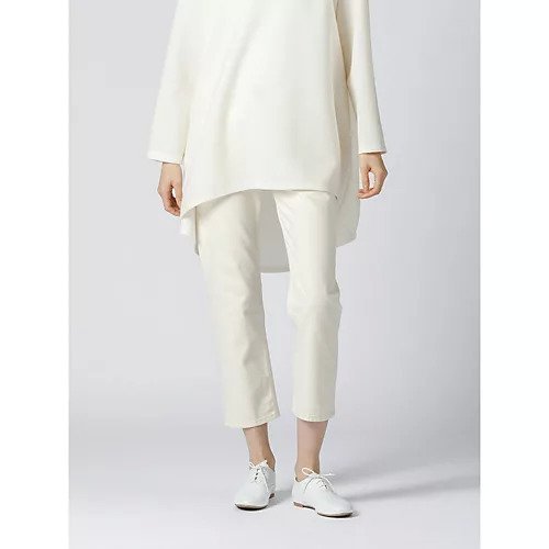 【ミズイロ インド/mizuiro ind】の8分丈ホワイトデニム インテリア・キッズ・メンズ・レディースファッション・服の通販 founy(ファニー) https://founy.com/ ファッション Fashion レディースファッション WOMEN ストレッチ Stretch デニム Denim ベーシック Basic 定番 Standard |ID: prp329100004460869 ipo3291000000031221900