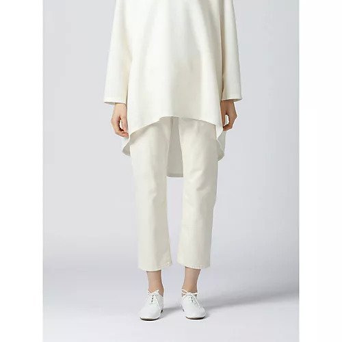 【ミズイロ インド/mizuiro ind】の8分丈ホワイトデニム 人気、トレンドファッション・服の通販 founy(ファニー) 　ファッション　Fashion　レディースファッション　WOMEN　ストレッチ　Stretch　デニム　Denim　ベーシック　Basic　定番　Standard　other-2|ID: prp329100004460869 ipo3291000000031240485