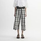 【プレインピープル/PLAIN PEOPLE】の変形ワイドパンツ 白黒チェック|ID: prp329100004460870 ipo3291000000031221905