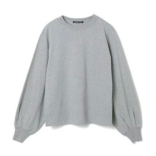 【ミズイロ インド/mizuiro ind】のパフスリーブロングT インテリア・キッズ・メンズ・レディースファッション・服の通販 founy(ファニー) 　ファッション　Fashion　レディースファッション　WOMEN　コンパクト　Compact　シンプル　Simple　洗える　Washable　グレー|ID: prp329100004460889 ipo3291000000031222020
