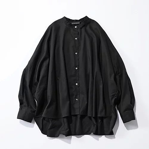 【ミズイロ インド/mizuiro ind】のバックギャザーワイドブラウス 人気、トレンドファッション・服の通販 founy(ファニー) 　ファッション　Fashion　レディースファッション　WOMEN　トップス・カットソー　Tops/Tshirt　シャツ/ブラウス　Shirts/Blouses　バッグ　Bag　ギャザー　Gather　シンプル　Simple　スタンド　Stand　フロント　Front　人気　Popularity　春　Spring　洗える　Washable　羽織　Haori　other-3|ID: prp329100004460890 ipo3291000000031240542