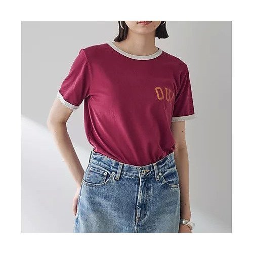 【ウィムガゼット/Whim Gazette】のコントラストトリムTシャツ インテリア・キッズ・メンズ・レディースファッション・服の通販 founy(ファニー) https://founy.com/ ファッション Fashion レディースファッション Fashion for Women トップス・カットソー Cut & Sew Tops シャツ・ブラウス・オフィスカジュアル Elegant Blouses & Button-Ups ロングTシャツ・Tシャツ Longline T-Shirts & Tees インナー Innerwear コンパクト Compact, Small Size ジャケット Jacket, Outerwear ボトム Bottoms, Lower Wear メランジ Melange, Mixed Yarn ロング Long, Long-Length 2024年 2024 2024春夏・S/S Spring/Summer 2024 SS24 エレガント 上品 Elegant |ID: prp329100004460914 ipo3291000000031222134