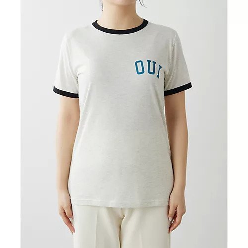 【ウィムガゼット/Whim Gazette】のコントラストトリムTシャツ 人気、トレンドファッション・服の通販 founy(ファニー) 　ファッション　Fashion　レディースファッション　Fashion for Women　トップス・カットソー　Cut & Sew Tops　シャツ・ブラウス・オフィスカジュアル　Elegant Blouses & Button-Ups　ロングTシャツ・Tシャツ　Longline T-Shirts & Tees　インナー　Innerwear　コンパクト　Compact, Small Size　ジャケット　Jacket, Outerwear　ボトム　Bottoms, Lower Wear　メランジ　Melange, Mixed Yarn　ロング　Long, Long-Length　2024年　2024　2024春夏・S/S　Spring/Summer 2024 SS24　エレガント 上品　Elegant　other-2|ID: prp329100004460914 ipo3291000000031240584