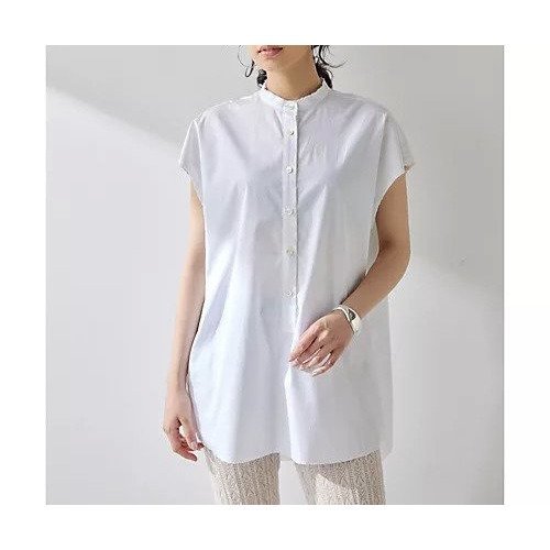 【ウィムガゼット/Whim Gazette】のフレンチスリーブシャツ インテリア・キッズ・メンズ・レディースファッション・服の通販 founy(ファニー) 　ファッション　Fashion　レディースファッション　Fashion for Women　トップス・カットソー　Cut & Sew Tops　シャツ・ブラウス・オフィスカジュアル　Elegant Blouses & Button-Ups　ストライプ　Stripe, Striped Pattern　スリーブ　Sleeve, Long Sleeve / Short Sleeve　フレンチ　French, French Style　2024年　2024　2024春夏・S/S　Spring/Summer 2024 SS24　オフホワイト|ID: prp329100004460917 ipo3291000000031222158