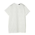 【ミズイロ インド/mizuiro ind】のレースクルーネックチュニックシャツ オフホワイト|ID: prp329100004460952 ipo3291000000031222352