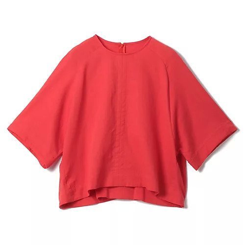 【プレインピープル/PLAIN PEOPLE】のダブルガーゼラグランスリーブブラウス インテリア・キッズ・メンズ・レディースファッション・服の通販 founy(ファニー) 　ファッション　Fashion　レディースファッション　WOMEN　トップス・カットソー　Tops/Tshirt　シャツ/ブラウス　Shirts/Blouses　スリーブ　Sleeve　セットアップ　Set Up　ダブル　Double　フロント　Front　ワッシャー　Washer　夏　Summer　洗える　Washable　アカ|ID: prp329100004460966 ipo3291000000031222423