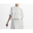 【プレインピープル/PLAIN PEOPLE】のダブルガーゼラグランスリーブブラウス ホワイト|ID: prp329100004460966 ipo3291000000036263494