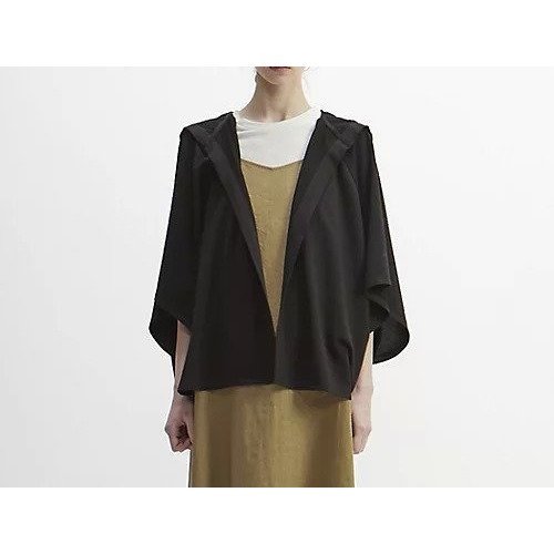 【プレインピープル/PLAIN PEOPLE】のハイツイストミニ裏毛ポンチョ型フーディカーディガン 人気、トレンドファッション・服の通販 founy(ファニー) 　ファッション　Fashion　レディースファッション　WOMEN　トップス・カットソー　Tops/Tshirt　カーディガン　Cardigans　カーディガン　Cardigan　ドレープ　Drape　ポンチョ　Poncho　ループ　Loop　夏　Summer　洗える　Washable　軽量　Lightweight　other-2|ID: prp329100004460971 ipo3291000000031240702
