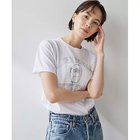 【ウィムガゼット/Whim Gazette】のカスレプリントロゴTシャツ オフホワイト|ID: prp329100004460977 ipo3291000000031222479