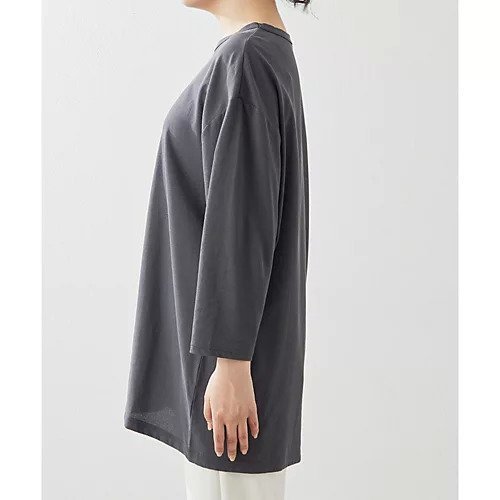 【ウィムガゼット/Whim Gazette】の【インフルエンサーコラボ】コットンプルオーバー 人気、トレンドファッション・服の通販 founy(ファニー) 　ファッション　Fashion　レディースファッション　Fashion for Women　トップス・カットソー　Cut & Sew Tops　カジュアルプルオーバー・ニットトップス　Pullovers & Knit Tops / Casual Pullovers　カットソー　Cut and Sewn Top　シンプル　Simple, Minimal　スリーブ　Sleeve, Long Sleeve / Short Sleeve　定番　Standard, Basic Item　ベーシック　Basic, Essential　ボトム　Bottoms, Lower Wear　ロング　Long, Long-Length　2024年　2024　2024春夏・S/S　Spring/Summer 2024 SS24　other-3|ID: prp329100004460981 ipo3291000000031240734