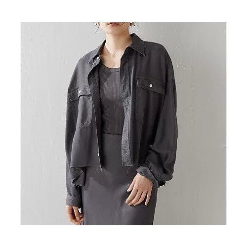 【ウィムガゼット/Whim Gazette】のテンセル 繊維使用シャツ インテリア・キッズ・メンズ・レディースファッション・服の通販 founy(ファニー) https://founy.com/ ファッション Fashion レディースファッション Fashion for Women トップス・カットソー Cut & Sew Tops シャツ・ブラウス・オフィスカジュアル Elegant Blouses & Button-Ups インナー Innerwear ヴィンテージ Vintage Style クロップド Cropped, Short Length コンパクト Compact, Small Size ショート Short, Short Length セットアップ Set-Up, Coordinated Outfit デニム Denim, Jeans Material バランス Balance, Style Balance おすすめ Recommended / Our Picks 2024年 2024 2024春夏・S/S Spring/Summer 2024 SS24 |ID: prp329100004460985 ipo3291000000031222550