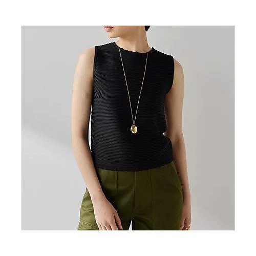 【ウィムガゼット/Whim Gazette】のクルーネックニットプルオーバー インテリア・キッズ・メンズ・レディースファッション・服の通販 founy(ファニー) ファッション Fashion レディースファッション Fashion for Women トップス・カットソー Cut & Sew Tops ニット Knit Tops & Sweaters カジュアルプルオーバー・ニットトップス Pullovers & Knit Tops / Casual Pullovers カットソー Cut and Sewn Top コンパクト Compact, Small Size セットアップ Set-Up, Coordinated Outfit ノースリーブ Sleeveless, No-Sleeve バランス Balance, Style Balance ブライト Bright, Shiny ボトム Bottoms, Lower Wear おすすめ Recommended / Our Picks 夏 Summer 2024年 2024 2024春夏・S/S Spring/Summer 2024 SS24 エレガント 上品 Elegant ブラック|ID: prp329100004461012 ipo3291000000031222735