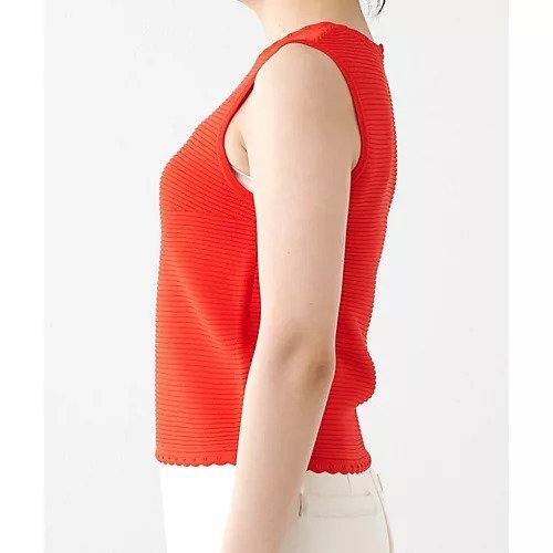 【ウィムガゼット/Whim Gazette】のクルーネックニットプルオーバー 人気、トレンドファッション・服の通販 founy(ファニー) ファッション Fashion レディースファッション Fashion for Women トップス・カットソー Cut & Sew Tops ニット Knit Tops & Sweaters カジュアルプルオーバー・ニットトップス Pullovers & Knit Tops / Casual Pullovers カットソー Cut and Sewn Top コンパクト Compact, Small Size セットアップ Set-Up, Coordinated Outfit ノースリーブ Sleeveless, No-Sleeve バランス Balance, Style Balance ブライト Bright, Shiny ボトム Bottoms, Lower Wear おすすめ Recommended / Our Picks 夏 Summer 2024年 2024 2024春夏・S/S Spring/Summer 2024 SS24 エレガント 上品 Elegant other-3|ID: prp329100004461012 ipo3291000000031240818