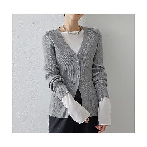 【ウィムガゼット/Whim Gazette】の【GEMINI】16Gリブニット インテリア・キッズ・メンズ・レディースファッション・服の通販 founy(ファニー) ファッション Fashion レディースファッション Fashion for Women トップス・カットソー Cut & Sew Tops ニット Knit Tops & Sweaters イタリア Italy カーディガン Cardigan, Knitwear クラシック Classic, Timeless Style リブニット Rib Knit, Ribbed Knit おすすめ Recommended / Our Picks 夏 Summer 2024年 2024 2024-2025秋冬・A/W Autumn/Winter 2024–25 AW24–25 グレー|ID: prp329100004461015 ipo3291000000031222758